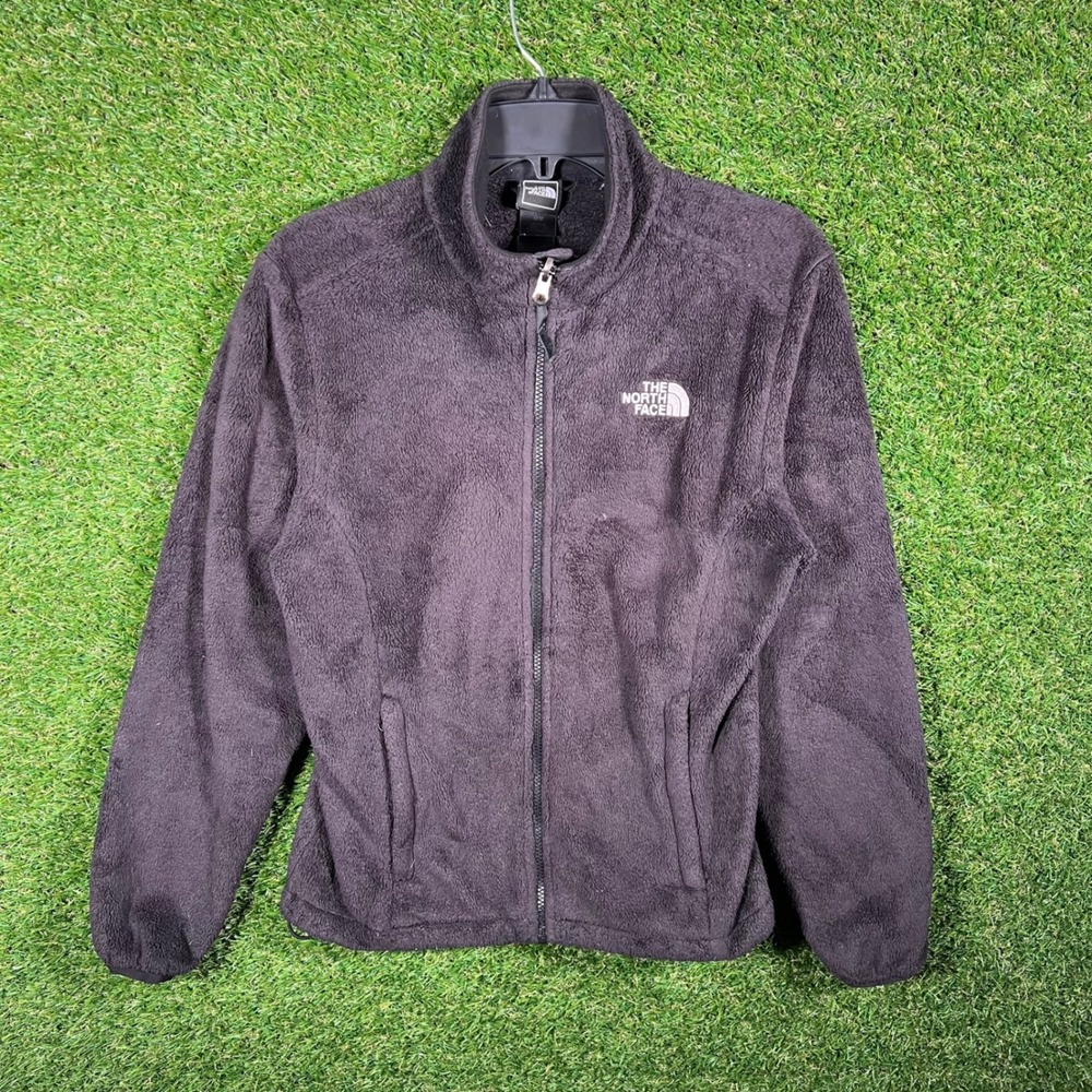The North Face Fleece Jacket Full Zip Dark Gray Women's M